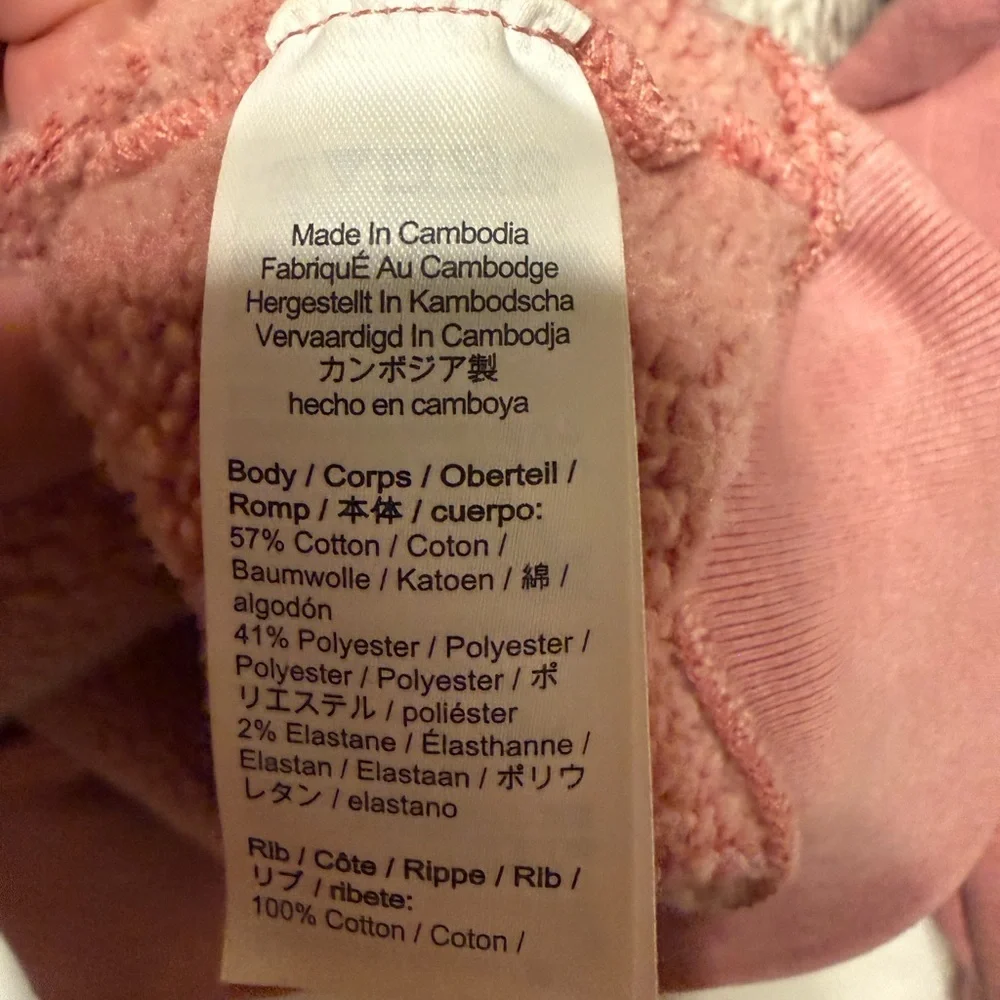 J. Crew Blush Pink Hoodie